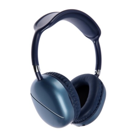 AKZ MAX10 headphones, wireless, full -size, microphone, backlight, blue-2