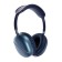 AKZ MAX10 headphones, wireless, full -size, microphone, backlight, blue