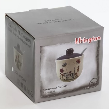 Sugar with a spoon of Elrington "Striped Cat", 32 ml-4