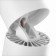 Lamp "Oreo" LED 12W 4000K DTW white 7.5x7.5x9.6cm