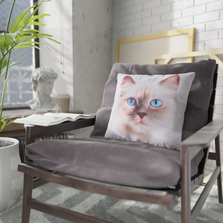 Decorative pillow "Blue -eyed"-1