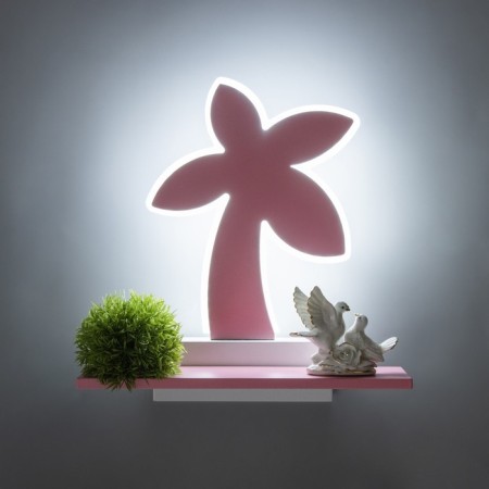 Bra "Palma" LED 18W Pink 35x25x8cm-4