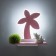 Bra "Palma" LED 18W Pink 35x25x8cm