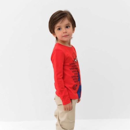 Marvel long sleeve "Spider Man Hero", height 122-128 (34), red-2