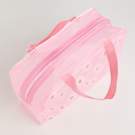 Lightning cosmetic bag, pink color-1