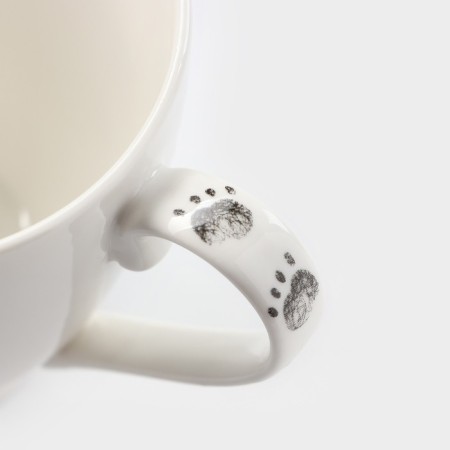 Tea steam porcelain "Winnie the Pooh", a mug 440 ml-7