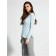 Pulover Women's elongated knitted Conte Elegant, Size S, Pastel Blue Color
