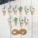 Set of decorative clothespins "Lama" set 10 pcs.