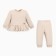 Kids (jumper, trousers) minku, beige color, height 74-80 cm