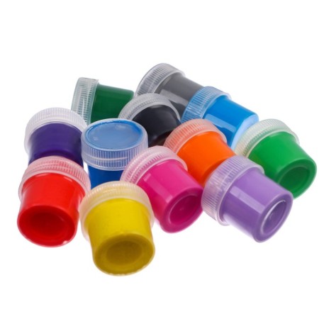 Finger paints 12 colors of 20 ml "Sky and Gonchik", puppy patrol-4