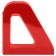 Paper tray Vertical Istanm Favorite, tinted red, 90mm width