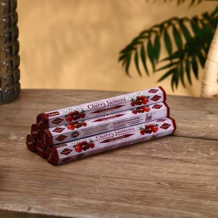 Incense "tulasi" 20 fragrances of cherry and jasmine-1