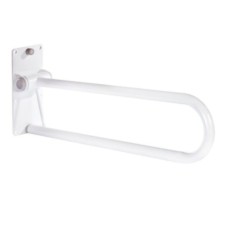 Hinged handrail for lifting, white color (long)