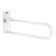 Hinged handrail for lifting, white color (long)