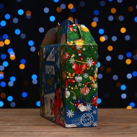 Gift box "Mail with bullfinches", 26 x 7 x 23 cm-3