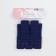 Floor with a braider for a bra, 3 rows 2 hooks, 3.2 × 10.5 cm, 5 pcs, a dark blue color