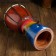 Souvenir musical instrument drum jambe "Landscape" 30x15x15 cm mix