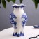 Vase "Camellia", 30 cm, gzhel