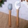 A set of silicone blades "New Year's mood", 2 pcs in a set (26x5 cm, 23.3x4.3 cm)