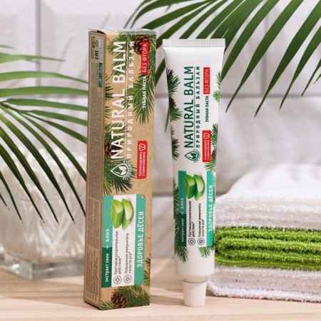 Toothpaste "Natural Balm" Aloe, Health Desen, 85 g