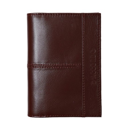 Cover for documents, genuine leather, 100x140x5 cm, burgundy