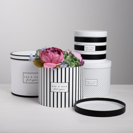 A set of boxes 4 in 1, gift packaging, “For You”, 14 x 14 x 13 - 20 x 20 x 17.5 cm-1