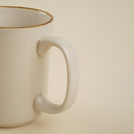 A set of porcelain mugs SL Home "Leggero", beige color-1