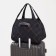 Road bag with a zipper, a suitcase holder, black color