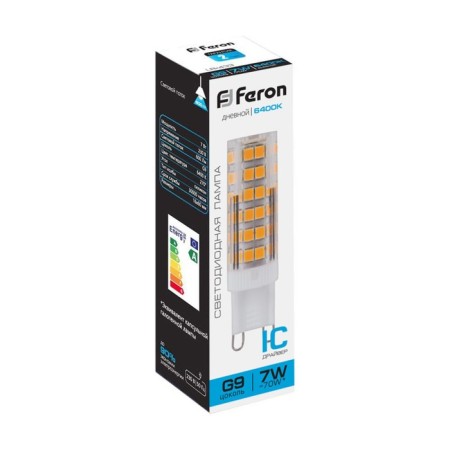 LED LED Feron, G9, 7 W, 175-265 V, daylight-3