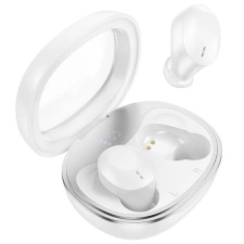 Hoco EQ3, TWS headphones, wireless, vacuum, BT 5.3, 40/300 mAh, white