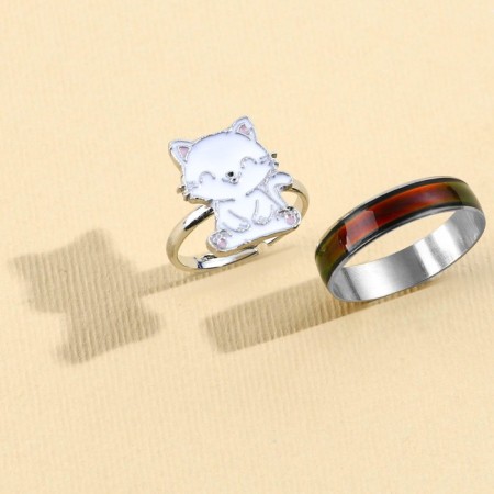 Ring mood "KUS", set 2 pcs-1