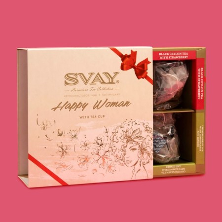 Tea Assorted Svay Happy Woman, Pyramids, 54 g-1