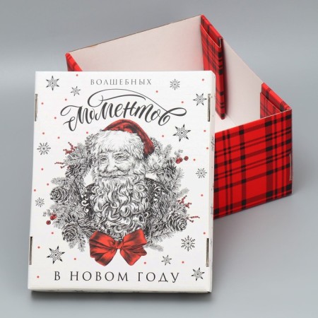 Folding box “Magic Moments”, 31.2 x 25.6 x 16.1 cm, New Year-3