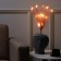 Branch LED dusty rose, 56 cm, 15 LED, AAX2 batteries (not complete), warm white glow