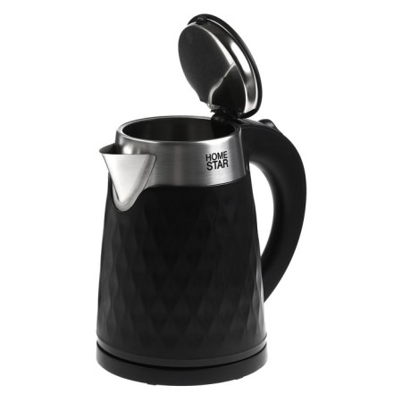 Electric kettle Homestar HS-1021, plastic, Metal flask, 1.7 l, 1500 watts, black-14