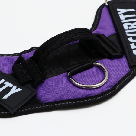 C9 harness is soft reflective, size S, OG 45-55 cm, weight 5-12.5 kg, purple.-3