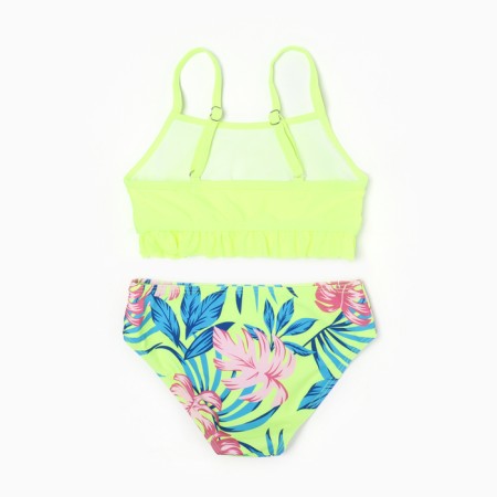 Separate swimsuit for girls, light color, height 122-128 cm-3