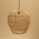 Lamp ceiling from the rattan "Jonathan" 1x120W, E27, 50x50x50 cm