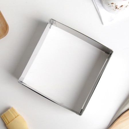 Baking form with size adjustment, shares, 15.5 × 28 cm, h = 5 cm, chrome color-1