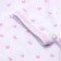 Body baby with short sleeve, white color/hearts, height 68