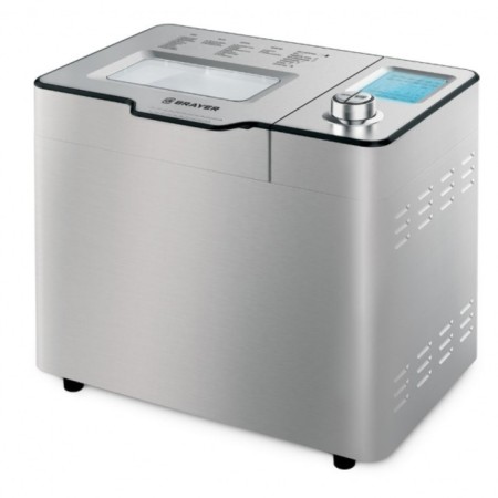 BRYER 2702BR, 600 watts, 25 programs, up to 0.9 kg, choice of crust color, silver