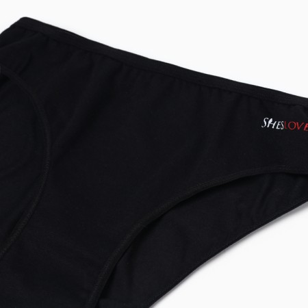 Panties female slips Sheslove, Black color, size 48-50 (XL)-1