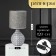 Traffic lamp with lampshade Risalux "Ruby", E14, 40 W, white-gray, 13 × 13 × 27 cm