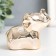 Souvenir ceramics "elephant" edge gold 8.5x4.3x7 cm