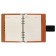 Organizer on the rings A5, 80 sheets, leatherette, line, with a knife, black