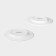 A set of porcelain plates Magistro Edne, 19 × 19 × 1.7 cm, white color