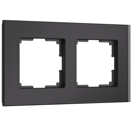 Frame for 2 posts Senso (black, glass Soft-Touch) W0023108