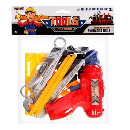 Set of tools "Collect the workbench", 16 elements, color mix-9