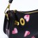 Bag-baget with a zipper, black color