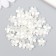 Decor for creativity plastic "Flower" Pearl set 35 pcs 0.9x0.9 cm